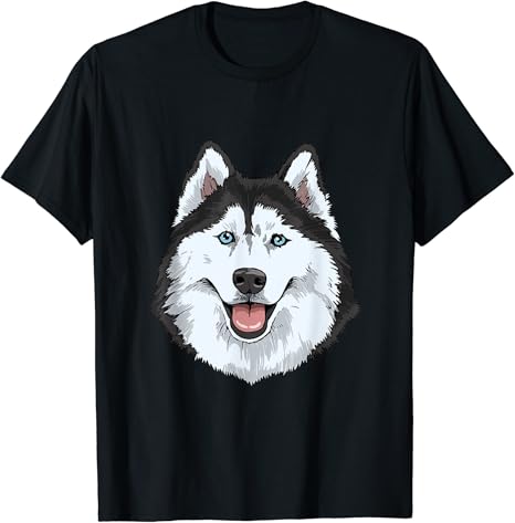 siberian husky t shirt